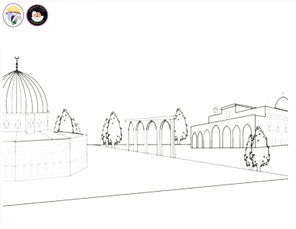رسم مسجد سهل جدا Al Ilmu 12