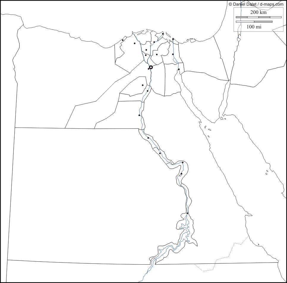 خريطة دولة مصر خريطة مصر الطبيعية والسياسية بجميع اشكالها