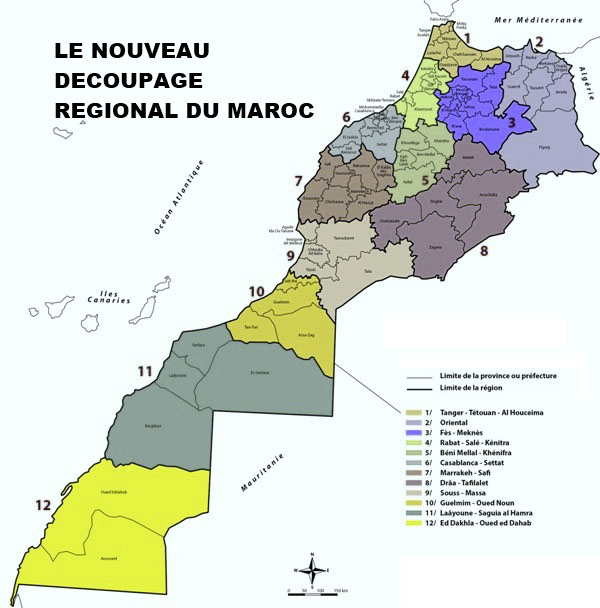 خريطة دولة المغرب , خريطة ممكلة المغرب العربية , الخريطة ...